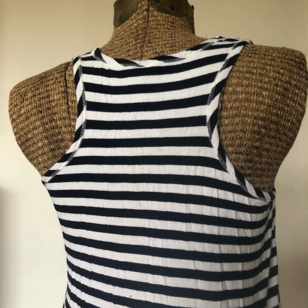 Bamboo Yala dress. Nautical striped. Size S